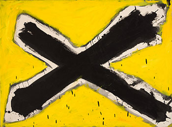 Sans titre (série des Intersections) by Serge Lemoyne vendu pour $12,500