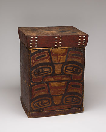 19th Century Northern Northwest Coast Bentwood Box by  Early Northwest Coast Artist sold for $11,875