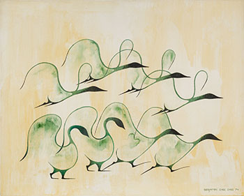 Canada Geese by Benjamin Chee Chee sold for $16,250