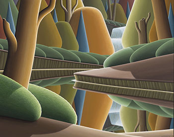 Série de cascades by Christian Deberdt sold for $17,500