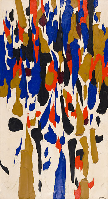 Abstract Composition by Lise Gervais sold for $67,250