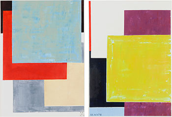 Two Works by Richard Roblin sold for $1,125
