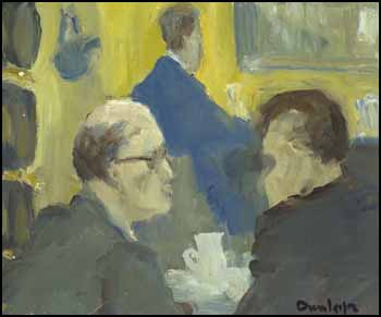 Critics, The Bar Paris by Ronald Ossory Dunlop sold for $1,380