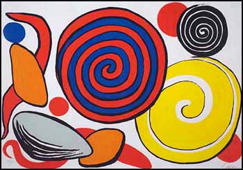 Large Spirals by Alexander Calder sold for $3,450