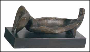 Reclining Figure: Bowl by Henry  Moore sold for $50,000