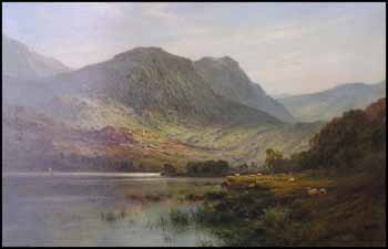 A Scottish Lake by Alfred de Breanski Sr. sold for $34,500