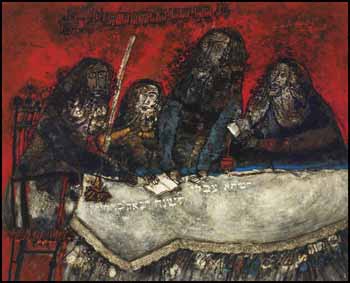 Les quatres enfants du Midrach by Theo Tobiasse sold for $52,650