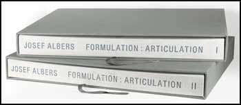 Formulation Articulation I, II by Josef Albers sold for $8,190