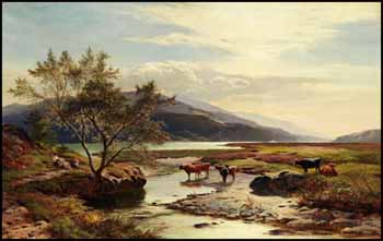 On the Mawddach, North Wales by Sidney Richard Percy sold for $32,175