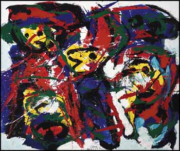 Wingy People by Karel Appel sold for $64,350