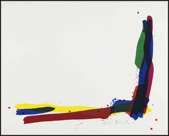 Turn by Sam Francis sold for $2,375
