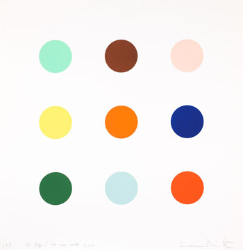 Quene 1-AM by Damien Hirst sold for $12,500