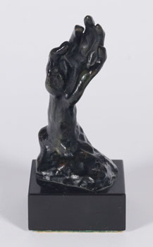 Main gauche dite main no. 38 by Auguste Rodin sold for $21,250