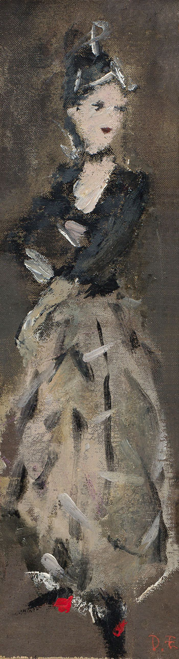 La danseuse aux castagnettes by Dietz Edzard sold for $4,688