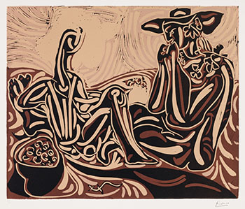 Les vendangeurs (The Grape Harvesters) by Pablo Picasso vendu pour $40,250