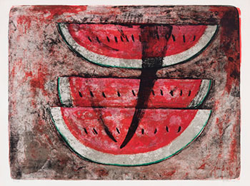 Sandía #1 (from Mujeres) by Rufino Tamayo sold for $3,125