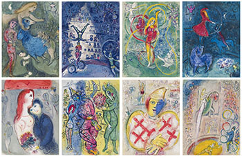 Cirque by Marc Chagall vendu pour $115,250