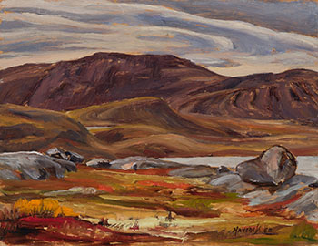 Teshierpi Mountain, Western Arctic by Dr. Maurice Hall Haycock sold for $5,000