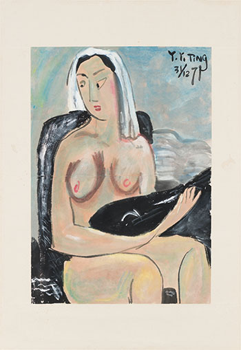 Nude by Attributed to Ding Yanyong sold for $6,250