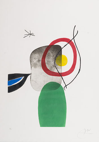 Tir à l'arc by Joan Miró sold for $16,250