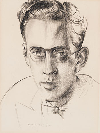 Portrait of Douglas LePan by Percy Wyndham Lewis sold for $4,063