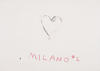Milano #2 by Jim Dine vendu pour $5,000