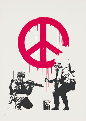 CND Soldiers by  Banksy sold for $109,250