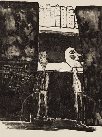 Pisseurs au mur (Webel 62) by Jean Dubuffet sold for $1,250