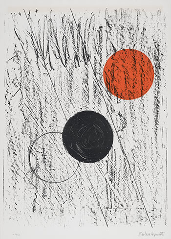 Sun and Moon (from Twelve Lithographs) by Barbara Hepworth sold for $3,750