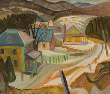 The Village by Anne Douglas Savage sold for $34,250