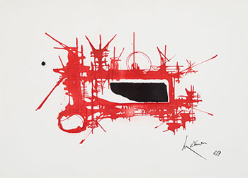 Segre by Georges Mathieu sold for $10,625