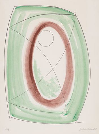 November Green (Opposing Forms series) by Barbara Hepworth sold for $10,000