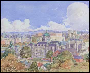 Parliament Buildings - Victoria, British Columbia by Edward Goodall sold for $460