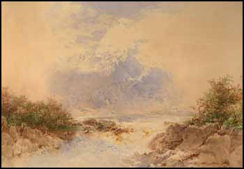 Mountain and River by Otto Reinhold Jacobi vendu pour $748