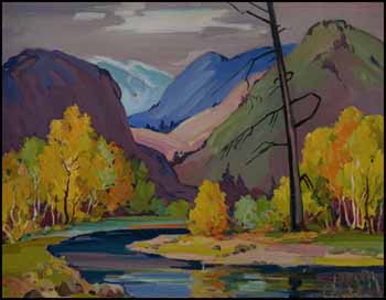 Mountain Landscape by Mildred Valley Thornton sold for $7,475