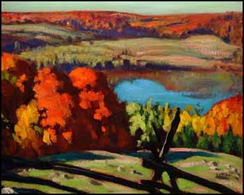 Autumn - Haliburton by Joseph Ernest Sampson sold for $1,035