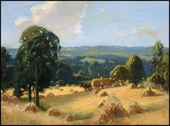 Harvest in the Dundas Valley by Frank Shirley Panabaker vendu pour $10,925