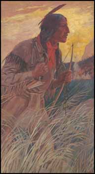 Indian Trapper by Arthur H. Hider vendu pour $6,900