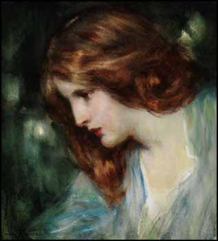 Portrait of a Young Woman by Laura Adelaine Muntz Lyall sold for $2,925