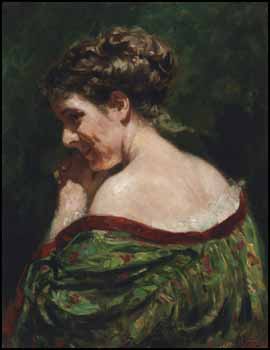 Femme à l'épaule nue by Georges Marie Joseph Delfosse sold for $1,287
