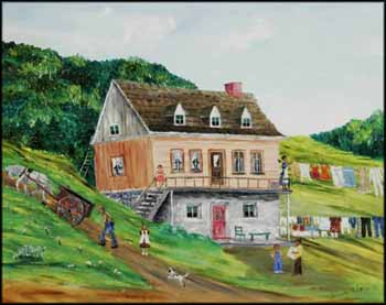 Farm Scene by Blanche Bolduc vendu pour $750