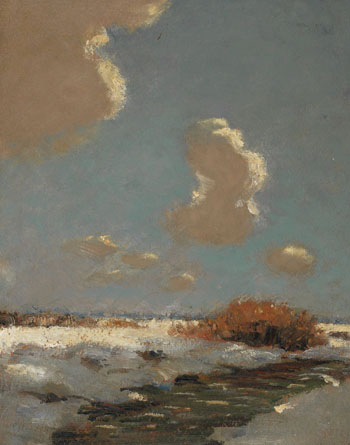 Winter Landscape by Attributed to Frederick Simpson Coburn vendu pour $1,125