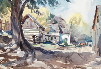 Rural Scene by Henry John Simpkins vendu pour $1,000