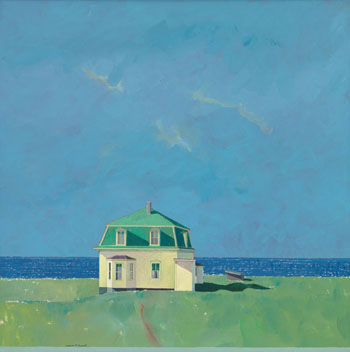 House on the Shoreline by William Griffith Roberts sold for $1,375
