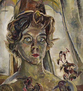 Self Portrait with Begonia by Pegi Nicol MacLeod sold for $28,125