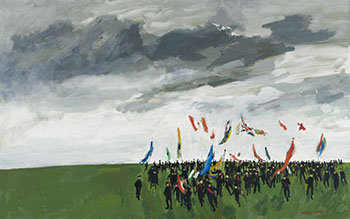 Scouts & Banners by Molly Joan Lamb Bobak sold for $79,250