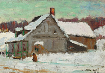 Old House, Beauport by John Young Johnstone sold for $7,500