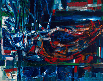La truite rouge by Albert Dumouchel sold for $2,500