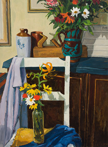 Summer Flower by Helmut Gransow vendu pour $1,000
