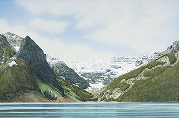 Lake Louise, Summer by William H. Webb sold for $10,625